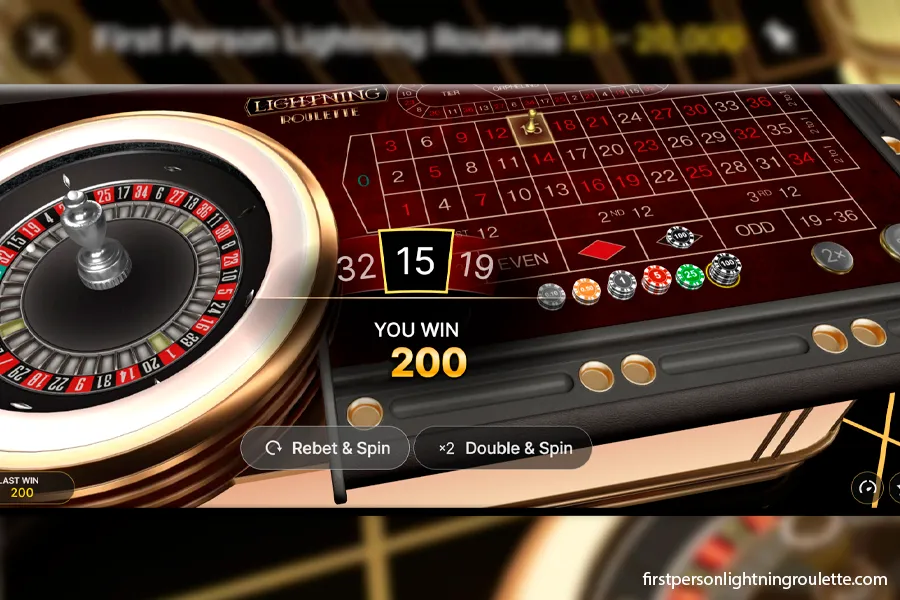First Person Lightning Roulette Demo Preview